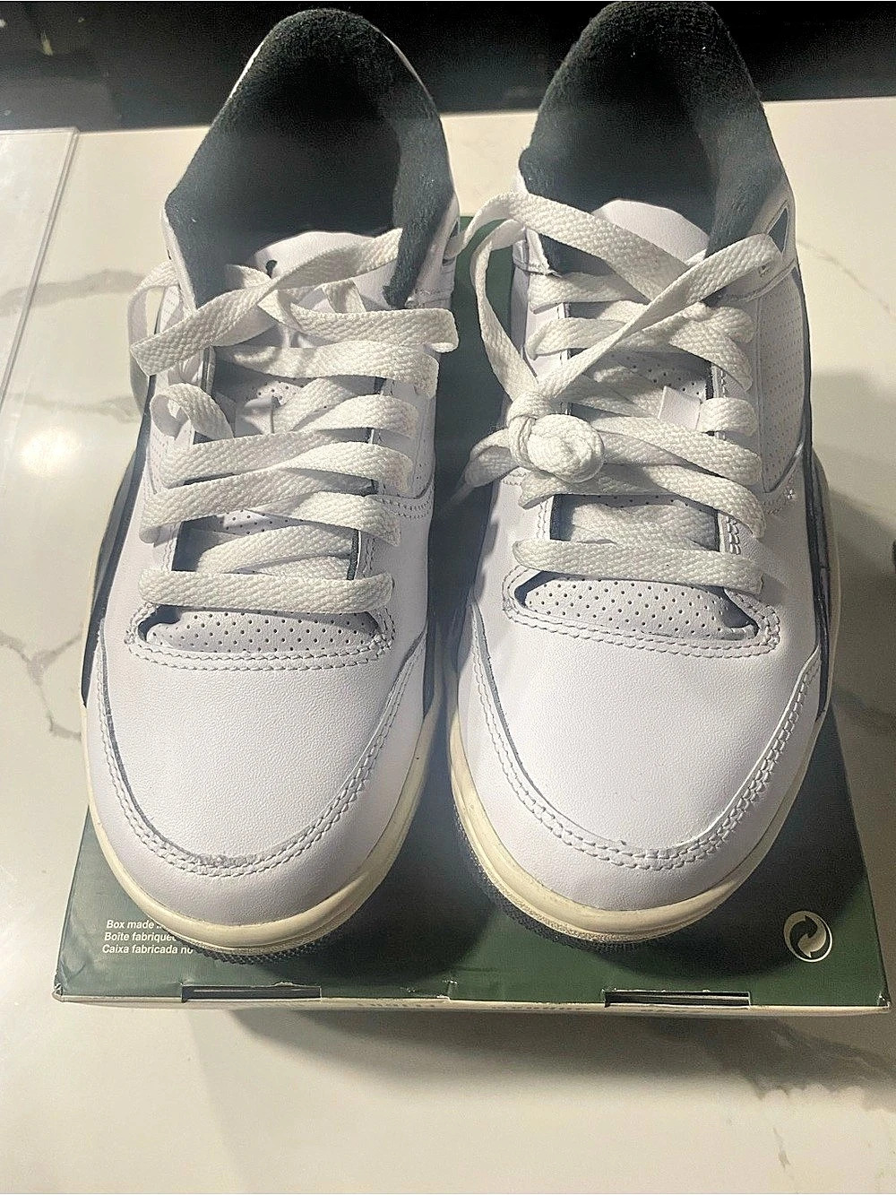 Jordan flights  Sneakers White & Black US 8.5 Like New
